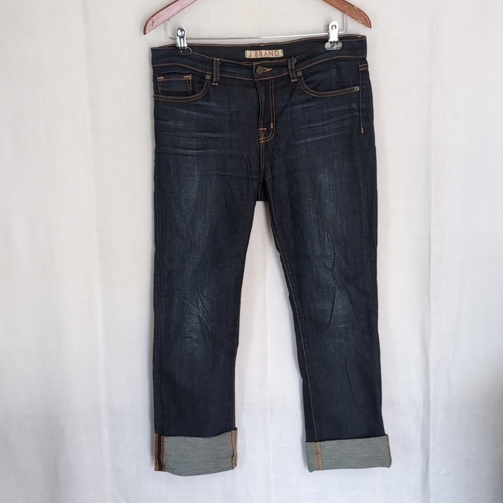 J Brand Dark Vintage Wash Cigarette Leg Jean Size 30